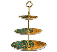 Plateau à fruits, plateau, corbeille à fruits, sup Creative 3-Tier Fruit Basket Bowl - Decorative Cake Stand Plates for Parties & Tableware Display Rack(3 Floors)