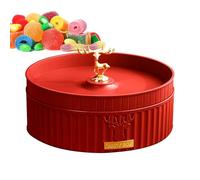 Plateau à fruits secs rotatifs pour mariage - Bol rotatif, assiette rotative, récipient de nourriture de mariage, stockage de collation, pour noix