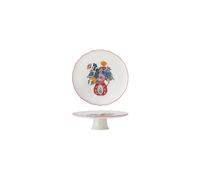 Plateau à gâteau Ø28xH9 cm en grès multicolore Dorothy