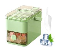 Plateau à glace avec couvercle pour congélateur | Bac à glace | Machine à glace à libération facile | Outils de fabrication de boissons glacées de grande capacité | Plateau de moule à glace pour jus