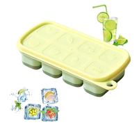 Plateau à glaçons à 8 cavités - Moule à glace en silicone avec distributeur | Fabricant domestique | Plateau en silicone alimentaire, libération facile, sans torpeur