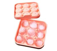Plateau à glaçons antiadhésif en forme de fleur de rose, moule à glace en silicone de qualité alimentaire, facile à nettoyer, moule pour whisky, cocktails, petits plateaux pour congélateurs