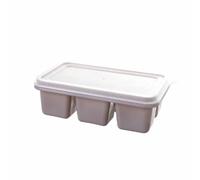 Plateau à glaçons en Silicone avec couvercle, moule de congélateur réutilisable, empilable, libération facile, pour cuisine, camping-car, cocktail, café
