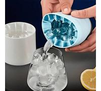 Plateau à glaçons en silicone - Moule à glaçons 3D facile à démouler avec couvercle, design multi-compartiments pour cocktails, fruits et boissons - Réutilisable pour la maison, le bar, le club et l'u