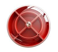 Plateau à goûter avec couvercle - Conteneur, 1 ensemble de coffres divisés pour les apéritifs de fête, poubelle modulaire avec joints en silicone, matériel de restauration, bacs empilables pour