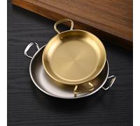Plateau à goûter moderne en acier inoxydable avec design ergonomique, parfait pour des expériences culinaires élégantes (1)