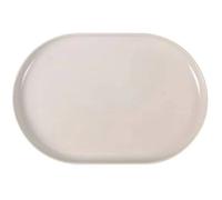 Plateau À Goûter Ovale - La Mediterránea - Ivory - 30 X 20 X 2,5 Cm