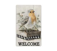 Plateau à graines en bois avec interrupteur mural vierge pour interrupteur décoratif pour cuisine, salle de bain, taille 11,4 x 7 cm