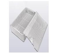 Plateau à Instruments en Acier Inoxydable 304 avec Couvercle, Panier de Nettoyage & Stérilisation 0,2 cm pour Matériel Médical & Instruments Chirurgicaux(37x23x7cm/14.57x9.06x2.76in)