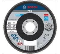 Bosch Plateau à lamelles X571 plat Ø125 mm G80 pour acier – 2608607328