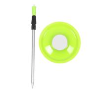Plateau à Leurres de Pêche, Simple Couche, Insertion au Sol, Vert | Rangement Multi-usage à Aspiration Magnétique, Stable et Fiable, Plastique, Acier Inoxydable