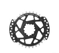 Plateau à montage direct CNC 32T 34T pour VTT 9-12 vitesses, alliage d'aluminium 7075 avec protection de chaîne amovible, compatible avec décalage 0 mm/3 mm (décalage 32T 0 mm)