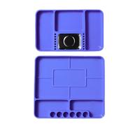 Plateau à outils en silicone résistant à la chaleur et à la corrosion pour un rangement facile améliorant l'efficacité des réparations et rangement portable