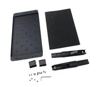 Plateau à outils extensible pliable en aluminium pour station de travail à montage latéral pour organisation rapide