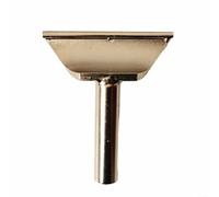 Plateau à outils rotatif 89 mm en acier inoxydable pour tournage en bois avec tige interchangeable 16 mm/25 mm Support à outils pour le travail du bois (16 mm)
