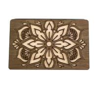 Plateau à perles - Bois + acrylique | Plateau de tri des perles | 1 plateau de tri 1 pour la fabrication de bijoux, l'organisation d'artisanat, le stockage, les projets de bricolage, les arts et