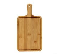 Plateau à pizza carré en bois conçu pour une utilisation polyvalente, y compris la cuisson de pizza, la cuisson des aliments, la découpe du pain et les tâches de préparation des ingrédients (grande