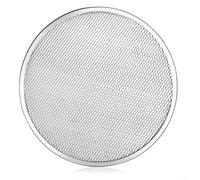 Plateau à pizza en maille d'acier inoxydable, 20-50,8 cm, répartition homogène de la chaleur, multi-usage pour pizza et pâtes (50,8 cm)
