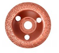 Plateau à poncer carbure - D.125 x 22,23 mm Gr 36 Convexe - Carbocup - multi-matériaux - 10805033 - Sidamo