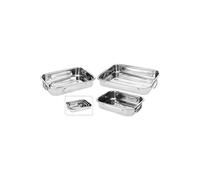 Ustensile de cuisine - PROVENCE OUTILLAGE - Plats rectangulaires inox - 3 pièces - 25x18 cm à 35x26 cm - Mixte