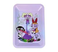 Plateau à Rouler en métal de qualité supérieure avec Motif - Taille Parfaite pour la Maison ou Les Accessoires de Voyage, Rose