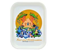 Plateau à Rouler Rick and Morty Officiel 19 x 25 cm - Articles pour Fumeurs - Accessoires Fumeur - Plastique Recyclable - Cadeau pour Les Fumeurs