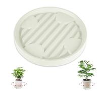 Plateau a Roulette, Porte Plante a Roulettes, Supports de Pots de Fleurs a Roulettes, Convient Aux Casseroles Dont Le Diamètre De La Base Est Inférieur Ou égal à 22 CM, Capacité De Charge de 50 Kg Pla