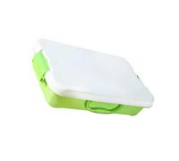 Plateau à sable empilable, récipient sensoriel, bac de rangement pour jouets de plage et équipement d'activité en plein air pour enfants, poubelle sensorielle