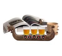 Plateau à shot avec petits verres à shot, support de rangement pour tasse d'alcool de collection, récipient de cuisine, parfait pour vitrine et bar à domicile