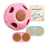 Plateau à sucettes glacées et friandises de fête - Jouets interactifs en silicone durable pour chien - Gardez votre chiot occupé, compatible avec Woof Pupsicle Chicken - Pour chiens de 11,3 à 34 kg