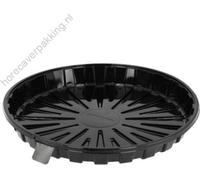 Plateau à sushi + couvercle rond 381 mm - set de 100 pièces.