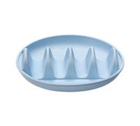 Plateau à tacos, support à tacos avec séparateurs - Support de service en silicone pour nourriture et tortilla pour un repas rapide, un dîner de famille, des réunions en plein air