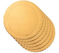 Plateau à tarte doré rond 30 cm 6 pcs cake board carton gâteau
