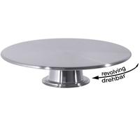 Plateau à tarte, plaque à gâteaux, inox, tournant, Ø 30-32cm au choix