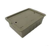 Plateau à thé conçu pour la compatibilité de table IGT en camping, polypropylène de qualité alimentaire, évier d'eau fonctionnel et unité de rangement empilable (vert)