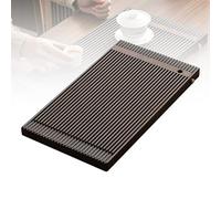 Plateau à thé en bakélite sans couture avec drainage intégré solide en une seule pièce chinoise Gongfu Design minimaliste sans bordure pour la maison et le bureau