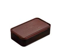 Plateau à thé en Bambou Plateau à thé multifonctionnel en bambou, boîte de rangement for service, for salon, famille, Kung Fu, distribution tiroir(S)