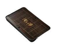 Plateau à thé en Bambou Service à thé, plateau en bambou, table mélamine, stockage de l'eau, service, tasse Pu'er chinois, outils cérémonie(Shape 7)