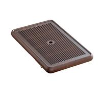 Plateau à thé en bois avec design de drainage, table de service à thé chinoise Kung Fu pour la maison, le bureau, le bar, les amateurs de thé