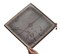 Plateau à thé Plateau à thé Kung Fu Plateau à thé en grès chinois rétro, service Kung Fu domestique, plateau sec, 35.5x35.5x4.3cm Convient pour la maison, le bureau, le bar