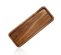 Plateau À Thé Rectangulaire 1 Pièce, Plateau À Thé En Bois, Plateau De Décoration De Meuble, Plateau Multifonctionnel, Plateau Rétro