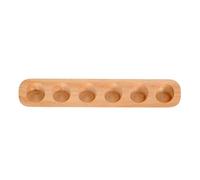 Plateau à Œufs de Table 1pc en Bois pour Rangement Domestique | Peut Contenir 6 Œufs, Usage Bureau ou Réfrigérateur, Design Simple et Pratique