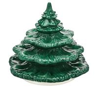 Plateau à œufs empilable - Distributeur de vaisselle avec couvercle, plateau de service en forme d'arbre, assiette d'apéritif | Support pour œufs de fête, brunch, dîner, vacances, table de