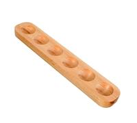 Plateau à Œufs en Bois, 1 Pièce, pour Rangement Domestique | Peut Accueillir Jusqu’à 6 Œufs, Usage Réfrigérateur et Maison, Format Simple et Pratique