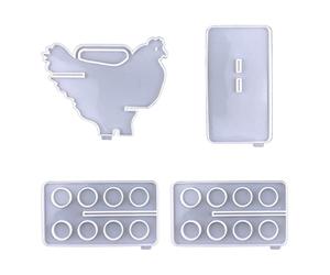Plateau à œufs en Silicone, moules de moulage époxy, porteœufs, moules en résine pour bricolage, artisanat en résine, réfrigérateur, plateau de cuisine, moulage en Silicone
