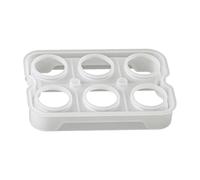 Plateau à œufs en silicone pour économiser de l'espace pour organiser la cuisine, le congélateur et l'armoire, solution de rangement pour le camping et les repas en plein air