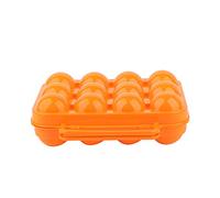 Plateau à œufs, Plateau à œufs en Plastique Double Face, Boîte de Rangement des œufs, Accessoires de Réfrigérateur (ORANGE)