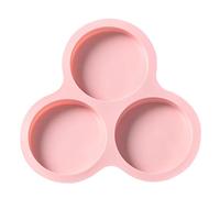 Plateau à œufs pour friteuse à air : plateau de cuisson en silicone pour petit déjeuner à petit déjeuner | Tapis antiadhésif avec design à triple cavité pour faciliter la friture, sandwich