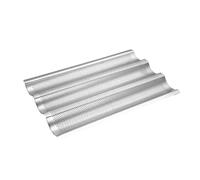 Plateau à vapeur à, plateau de cuisson à pour four | 3 vagues Plateau à en acier inoxydable antiadhésif pour four grille-| Pan à en acier inoxydable, plateau de cuisson à bâton français pour viande,