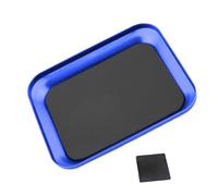Plateau à vis magnétique rouge, pièces efficaces en aluminium pour une utilisation de longue durée pour organiser de petits outils de quincaillerie